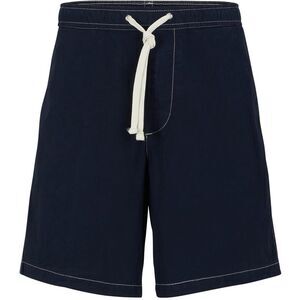 Boss Mens Karlos Cotton Casual Shorts / Dark Blue